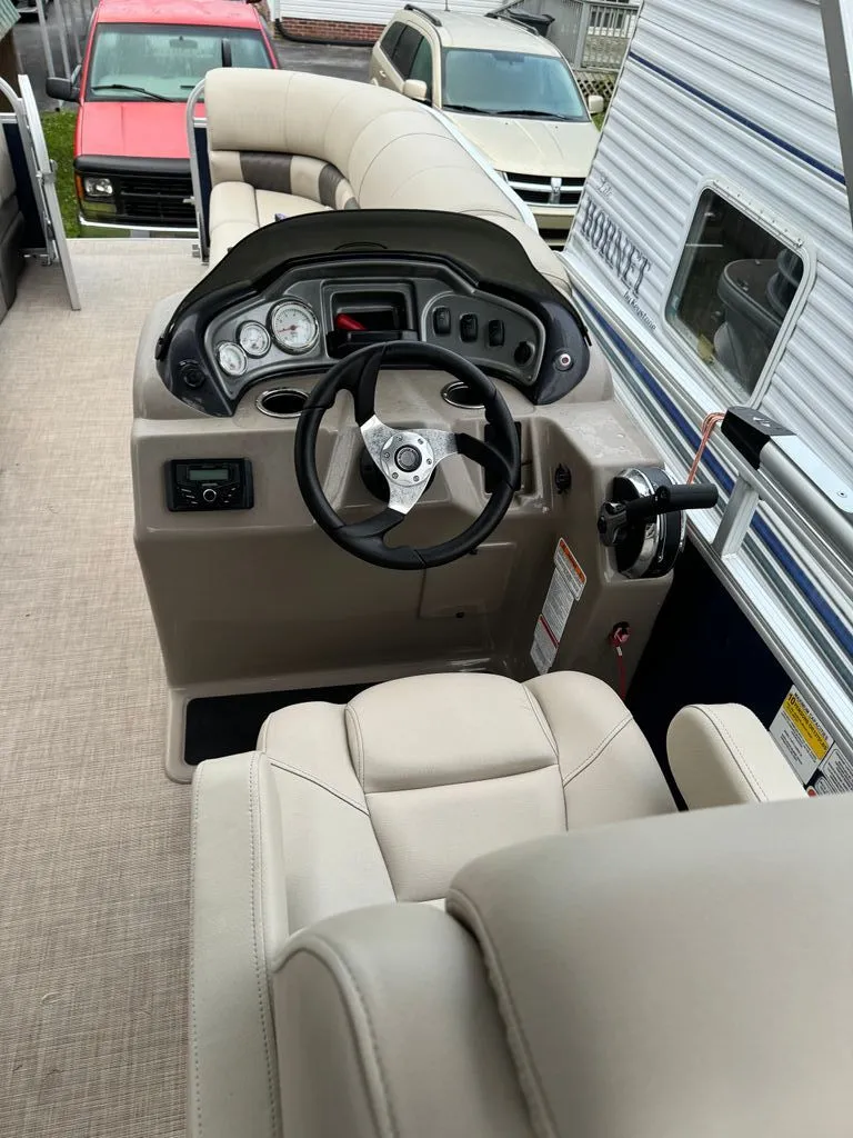 Slide: The Image of Tracker 22 DLX PARTY BARGE 2022 - 2