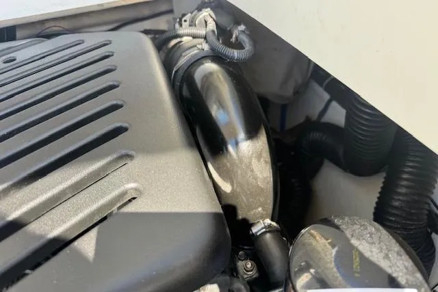 Slide: The Image of Engine compartment of a 2007 Formula 353 FASTech boat, showcasing mechanical components. - 39