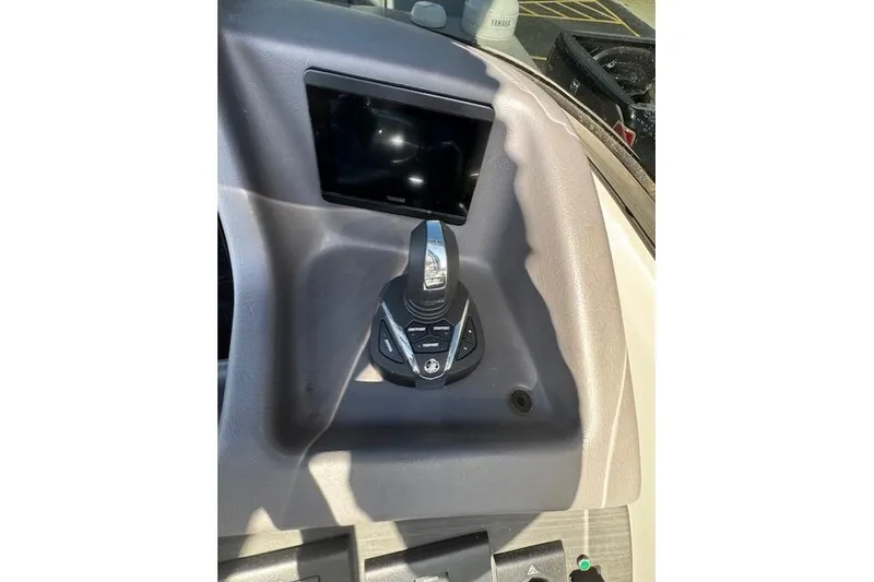 Slide: The Image of Control panel of 2023 Bennington 27 RSBWA T2 boat with touchscreen display. - 13