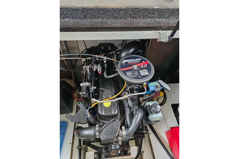 Slide: The Image of Mercury MerCruiser 3.0 engine in 2002 Lakeview 16x60 boat. - 47