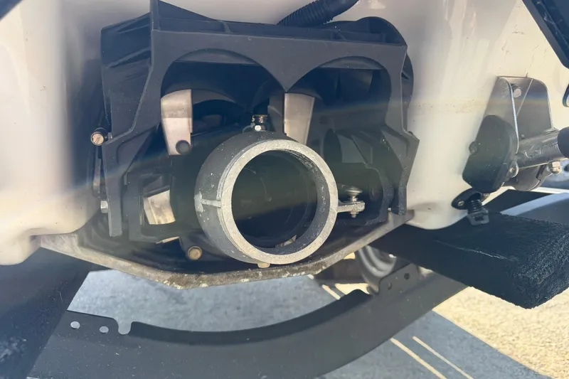 Slide: The Image of Close-up of 2022 Yamaha WaveRunner VX Cruiser jet propulsion system. - 14