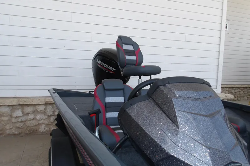 Slide: The Image of 2026 Ranger RT178 boat with Mercury engine, featuring sleek design and comfortable seating. - 18