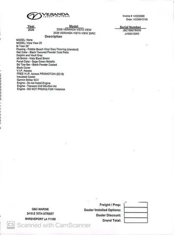 The Image of Veranda Vista View 20RC 2026 - 1