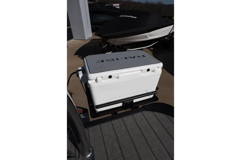 Slide: The Image of 2025 Balise Helix 24C cooler on a boat deck, outdoor setting. - 14