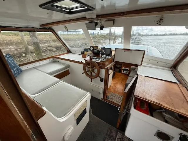 Slide: The Image of Interior of a 1982 Rough Water 41 Pilothouse boat. - 15