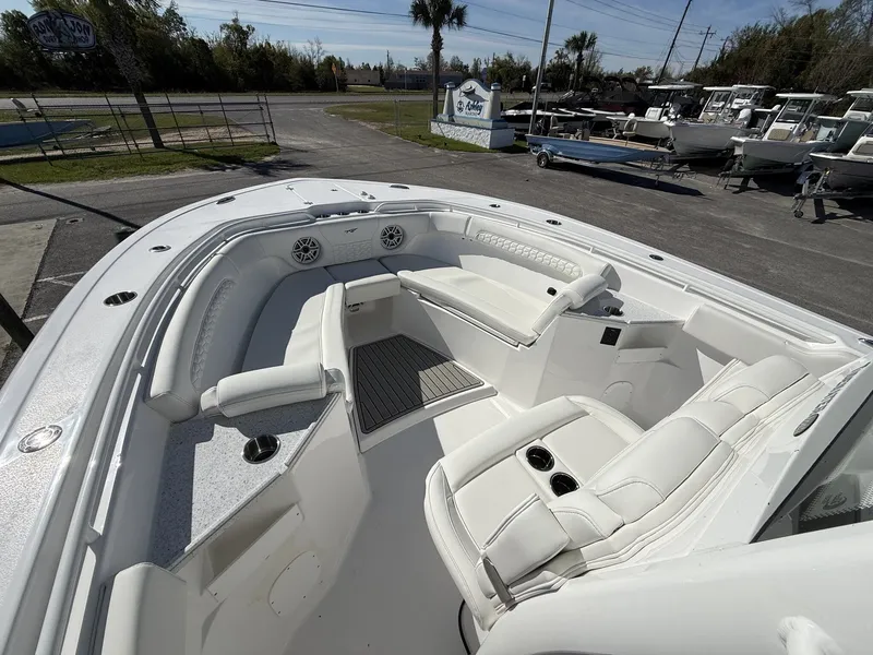 Slide: The Image of Interior view of 2026 Tidewater 282 CC Adventure boat. - 5