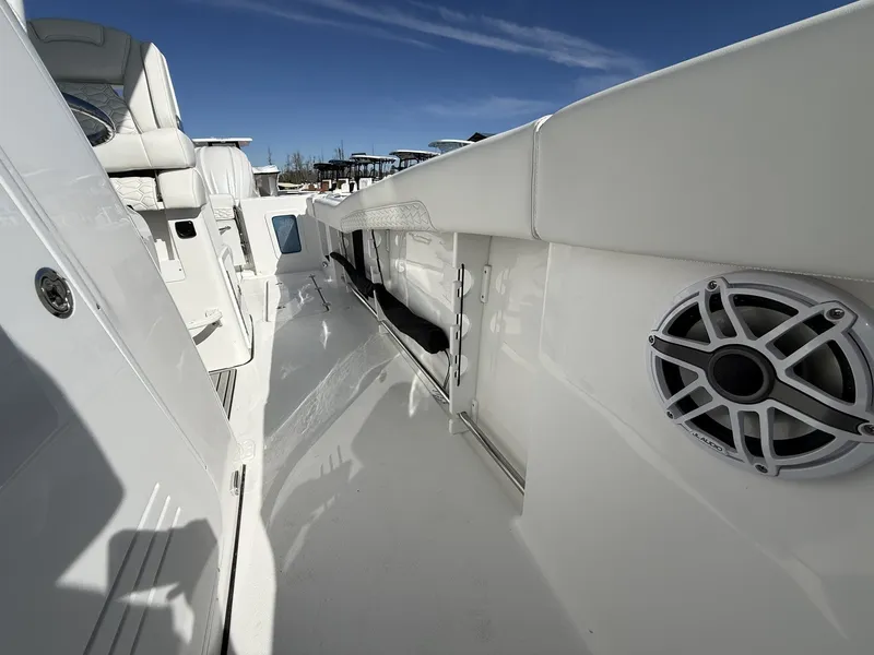 Slide: The Image of Interior view of 2026 Tidewater 282 CC Adventure boat. - 6