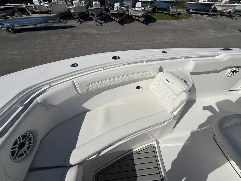 Slide: The Image of Interior view of 2026 Tidewater 282 CC Adventure boat. - 9