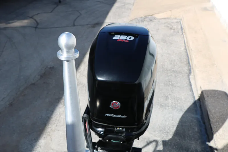 Slide: The Image of 2014 Regency Party Barge 254 XP3 with 250 HP outboard motor. - 30