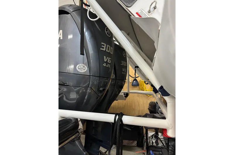 Slide: The Image of 2023 Cutwater C-32 Coupe with Yamaha 300 V6 outboard engines. - 20