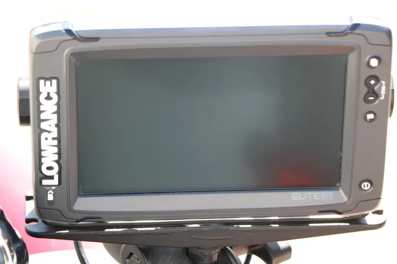 Slide: The Image of Lowrance Elite fish finder on 2020 Tracker Pro Team 175 TXW Tournament Edition boat. - 32