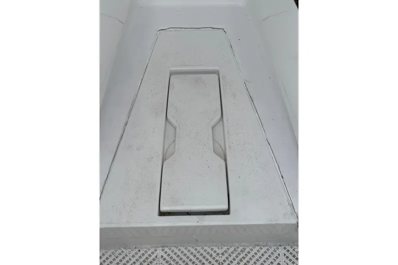 Slide: The Image of Deck detail of 2025 Intrepid 327 Cuddy boat, featuring a sleek, modern design. - 22