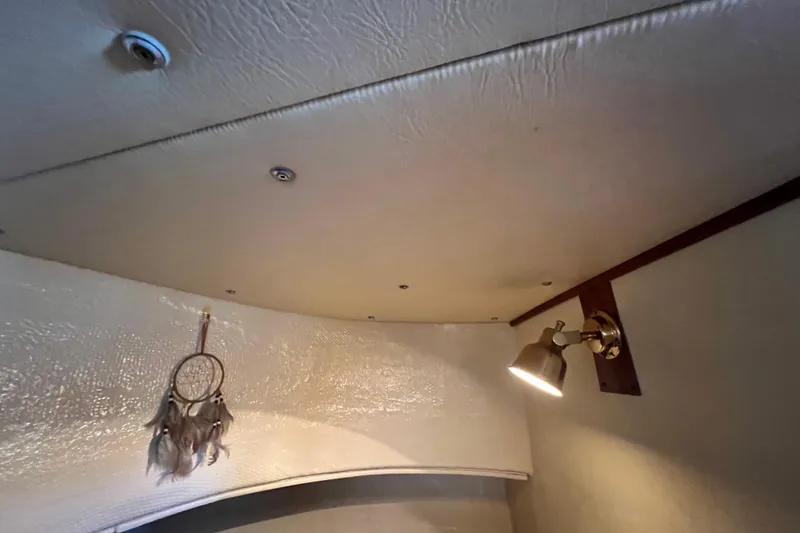 Slide: The Image of Dometic tank monitor on 1993 Nordic Tug 26 interior wall. - 77