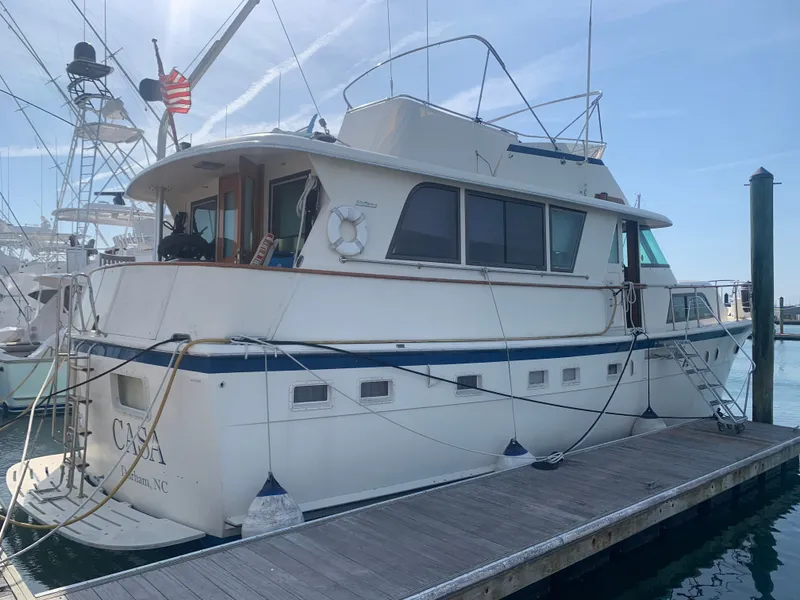 Slide: The Image of Hatteras 53 Extended Deckhouse Motor Yacht 1984 - 182