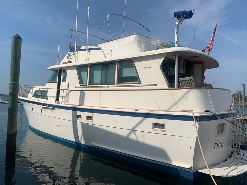 Slide: The Image of Hatteras 53 Extended Deckhouse Motor Yacht 1984 - 186