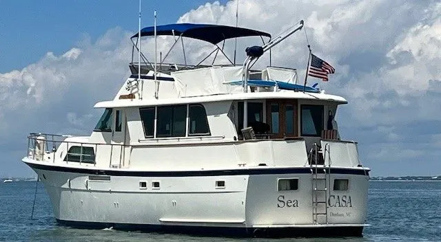 Slide: The Image of Hatteras 53 Extended Deckhouse Motor Yacht 1984 - 189