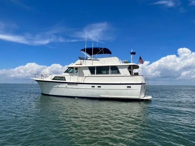 Slide: The Image of Hatteras 53 Extended Deckhouse Motor Yacht 1984 - 190