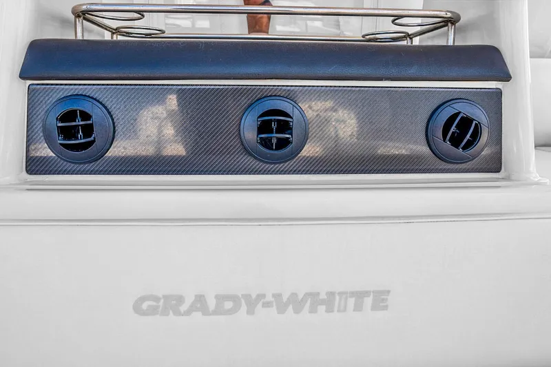 Slide: The Image of Grady-White Canyon 456 boat interior detail with air vents, 2025 model. - 70