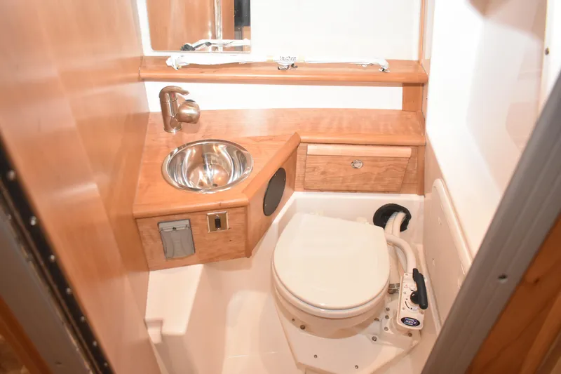 Slide: The Image of Compact bathroom in 2026 Cutwater C-248 Coupe with sink and toilet. - 44