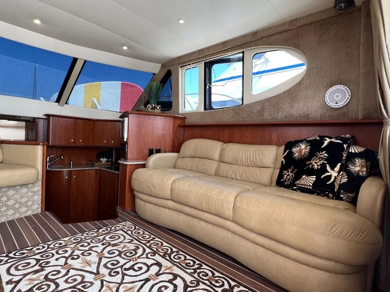 Slide: The Image of Stainless steel fridge on Silverton 36 Convertible 2007. - 13