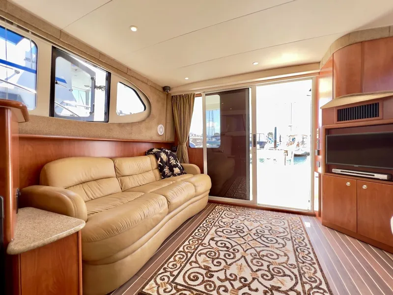 Slide: The Image of Storage compartment on a 2007 Silverton 36 Convertible boat. - 14