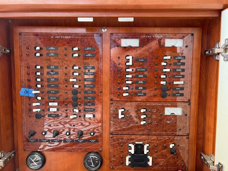 Slide: The Image of Interior of 2007 Silverton 36 Convertible with cozy bedroom. - 29