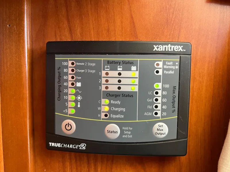 Slide: The Image of Interior of 2007 Silverton 36 Convertible with cozy bed. - 30
