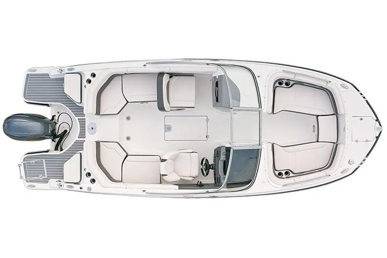 Slide: The Image of Manufacturer Provided Image: Top view of a 2017 Chaparral 230 Suncoast boat with seating layout. - 20