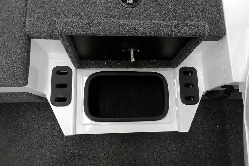 Slide: The Image of 2022 Vexus AVX1980 boat interior storage compartment with carpeted finish. - 9