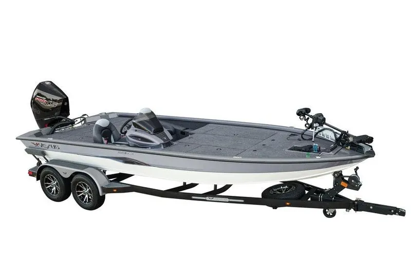 Slide: The Image of Manufacturer Provided Image: 2026 Vexus AVX 2080 fishing boat on trailer, featuring sleek design and modern equipment. - 3