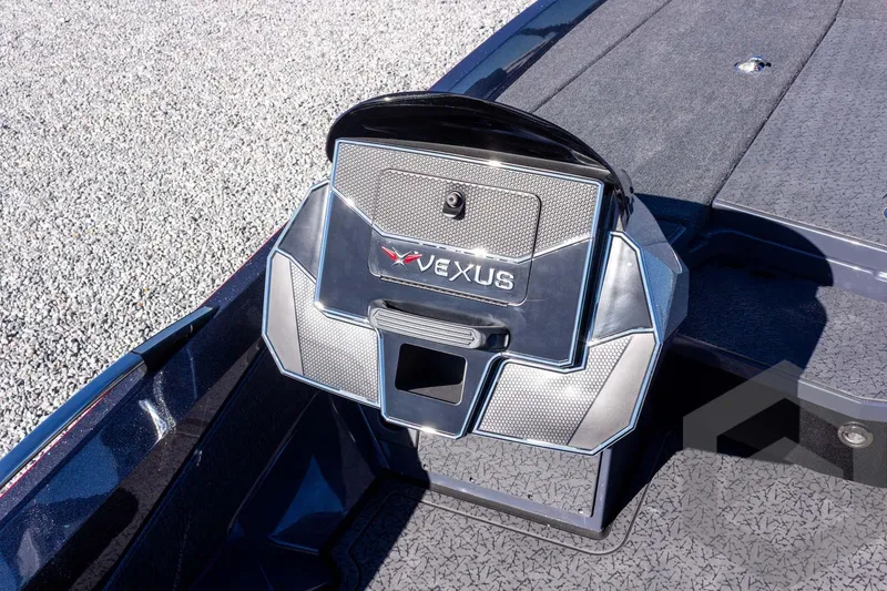 Slide: The Image of 2026 Vexus VXs21 boat dashboard with sleek design and modern features. - 22