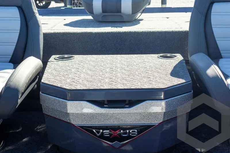 Slide: The Image of 2026 Vexus VXs21 boat interior with seating and storage compartment. - 32