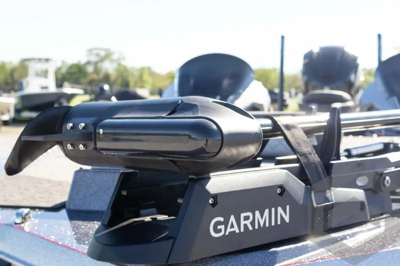 Slide: The Image of 2026 Vexus VXs21 boat with Garmin equipment, close-up view. - 41