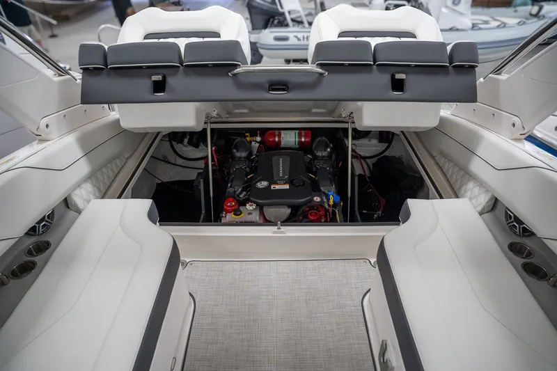 Slide: The Image of Interior of 2026 Regal LS4 with open engine compartment. - 13