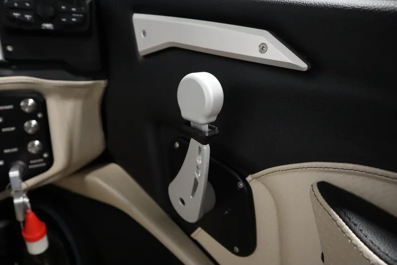 Slide: The Image of Steering wheel with paddle shifters in 2024 Centurion Ri230 boat. - 30