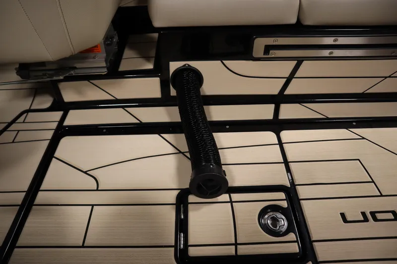 Slide: The Image of 2024 Centurion Ri230 boat stern with propeller and exhaust system. - 81