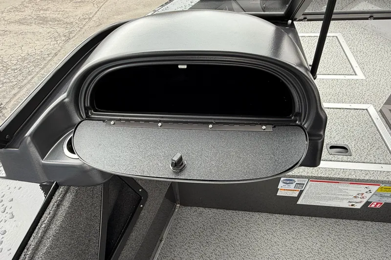 Slide: The Image of Open storage compartment on 2026 Smoker Craft Osprey 172 boat. - 7