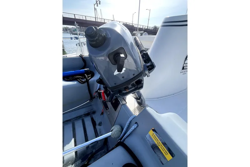 Slide: The Image of Close-up of a 2008 Nordic Tug 42 boat's steering console and controls. - 50