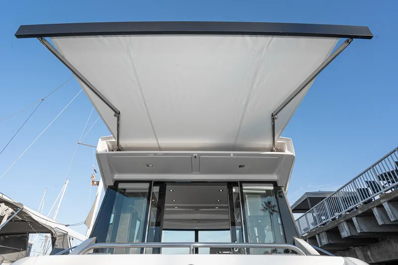 Slide: The Image of Tiara Yachts C39 Coupe 2020 with open sunroof. - 3