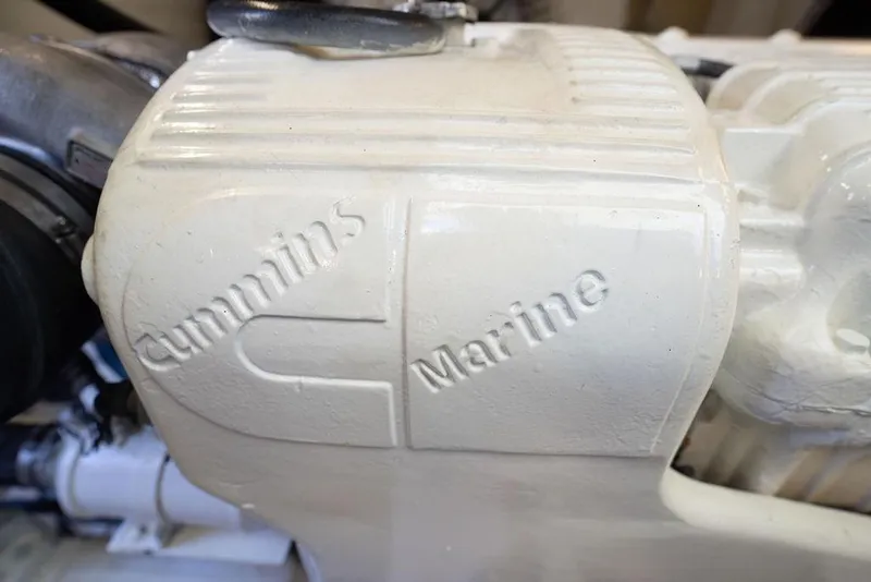Slide: The Image of Cummins Marine engine detail on 2005 Tiara Yachts 4200 Open. - 55