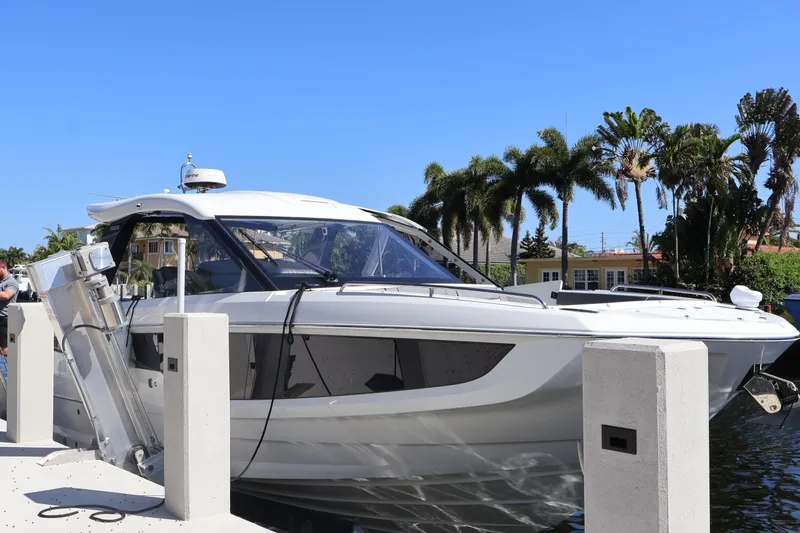 Slide: The Image of Manufacturer Provided Image: Top view of 2024 Galeon 325 GTO luxury motor yacht. - 86
