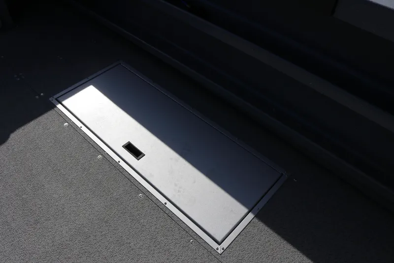 Slide: The Image of Floor hatch on 2026 KingFisher 2825 Coastal Express boat interior. - 23