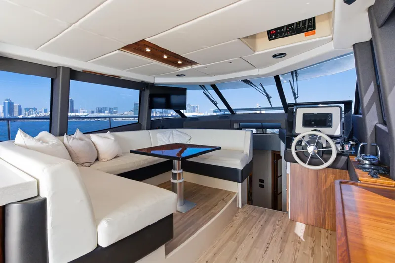 Slide: The Image of New solon table, and new cabinet on the starboard side all custom build - 4