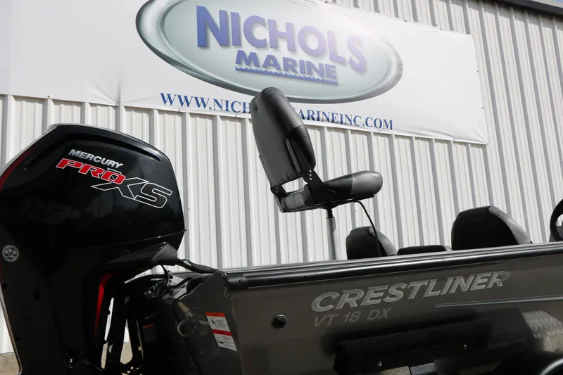 Slide: The Image of 2019 Crestliner VT 18 boat with Mercury Pro XS engine at Nichols Marine. - 33