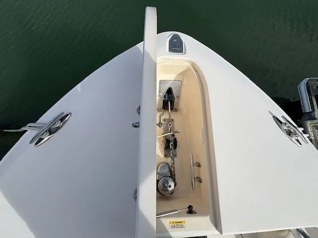 Slide: The Image of Bow view of a 2008 Grady-White Bimini 306 boat. - 6