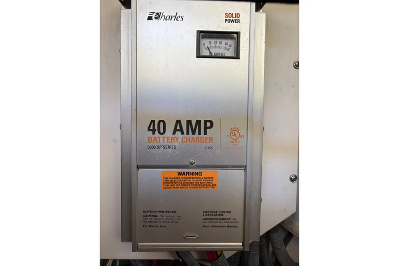 Slide: The Image of Charles 40 Amp Battery Charger, 5000 SP Series, for marine use on 2007 Tiara Yachts 3800 Open. - 36