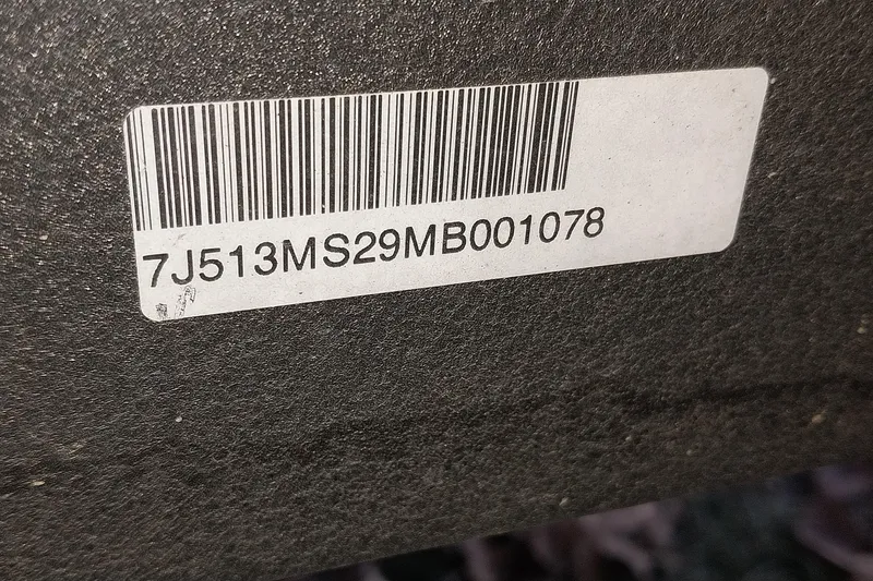 Slide: The Image of Barcode label on Regency 230 LE3 Sport, 2021 model. - 33