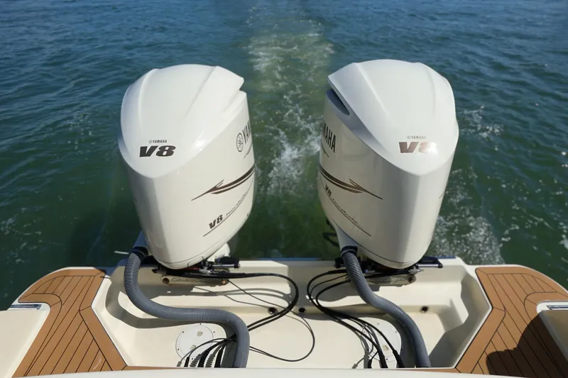 Slide: The Image of Chris-Craft 34- Catalina Grace- Engines - 7