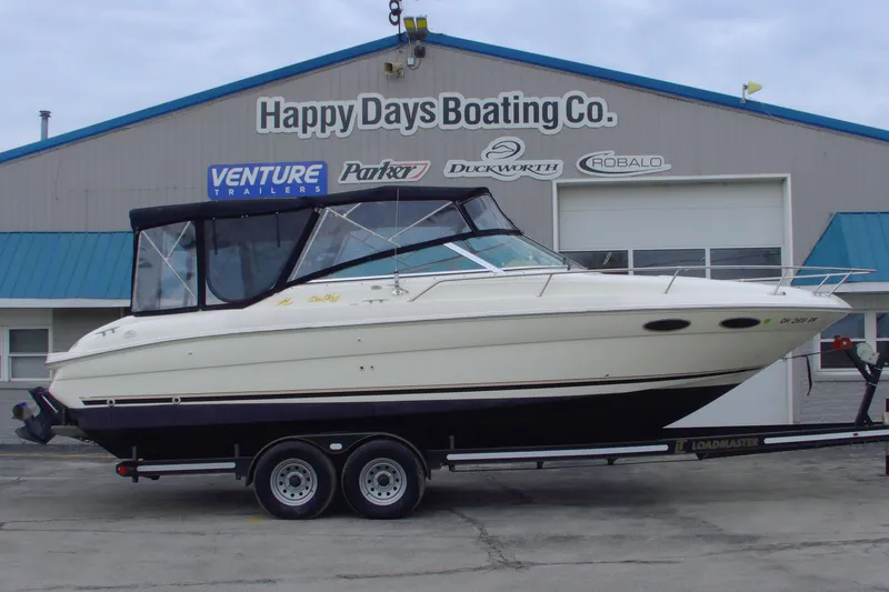 The Image of 1997 Sea Ray 280 Cuddy Cabin boat on trailer at Happy Days Boating Co. - 0