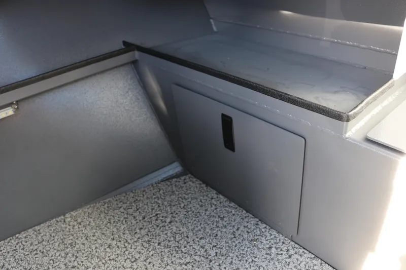 Slide: The Image of Interior storage compartment of 2026 Alumaweld Stryker 202 boat. - 16